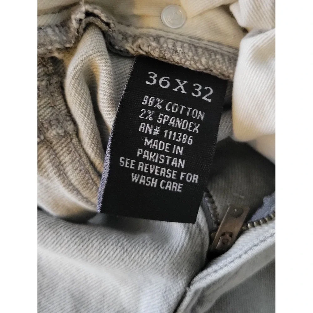 Regal Exchange Denim Jeans Gray Tapered‎ Mens 36W x 32L